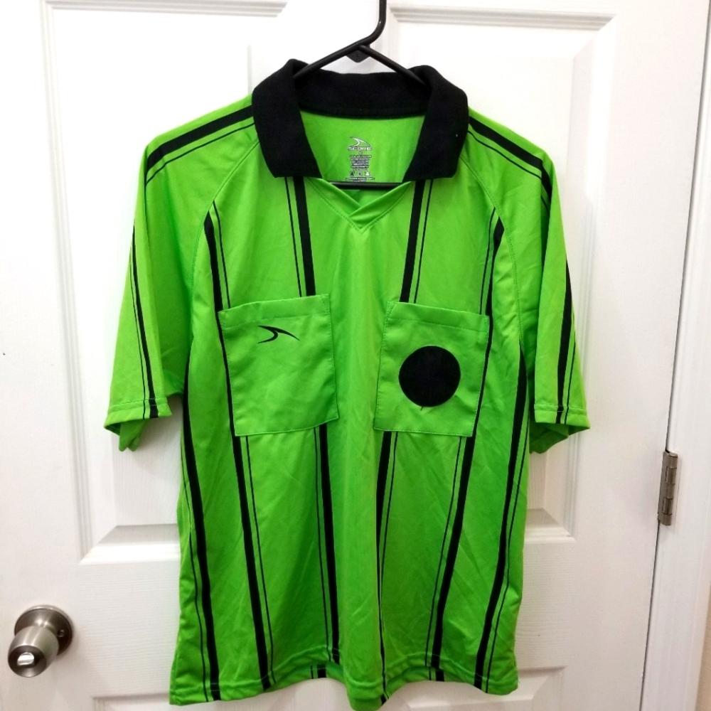 Soccer referee uniform Jersey, green